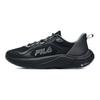 Fila Wolf Comfortable Fashion Fabric Synthetic Leather Low Top Running Shoes Men Sneaker Jet-Black A12M231211FSL