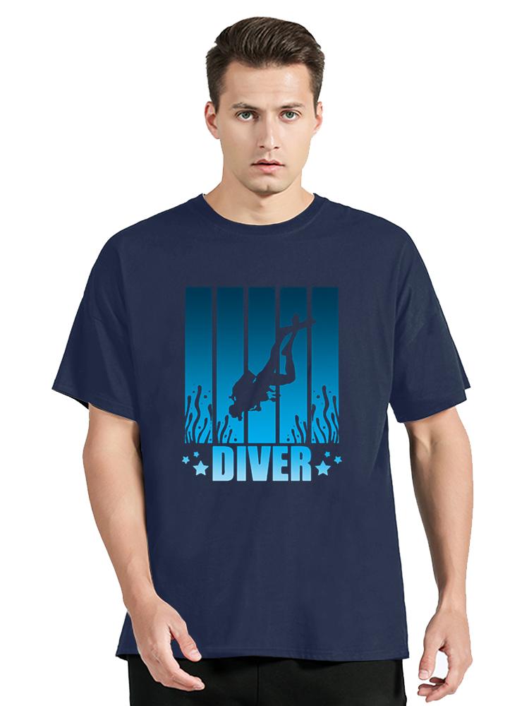 Scuba Dive T-Shirt Summer Fashion Casual Graphic Cotton T Shirt Clothing Oversized Unisex Fitness tshirt Tops Tees