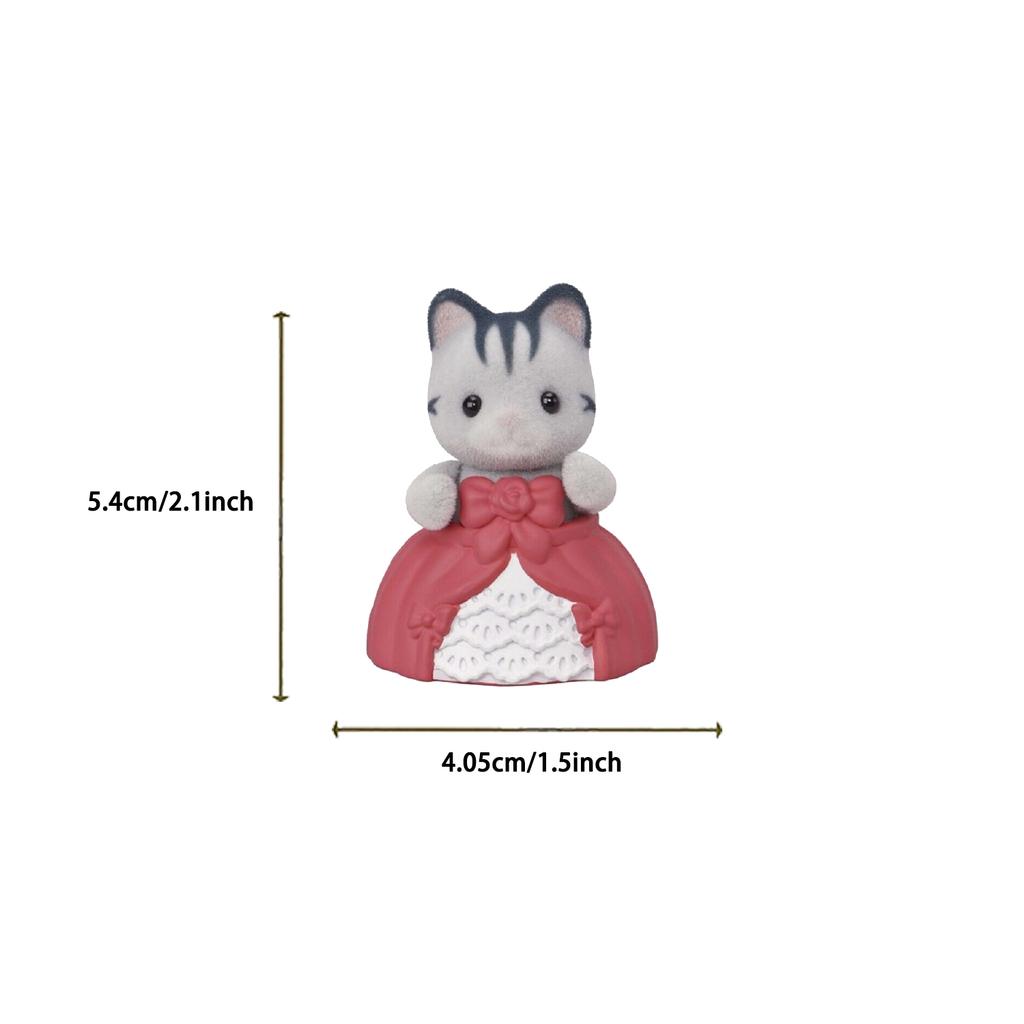 55PCS Calico Critters Stickers Cute Cartoon Mug Laptop Computer Luggage Decoration Waterproof Stickers