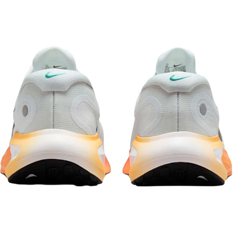 Nike Journey Run Abrasion Resistant Low Top Running Shoes Men's White Black Orange IH7329-101