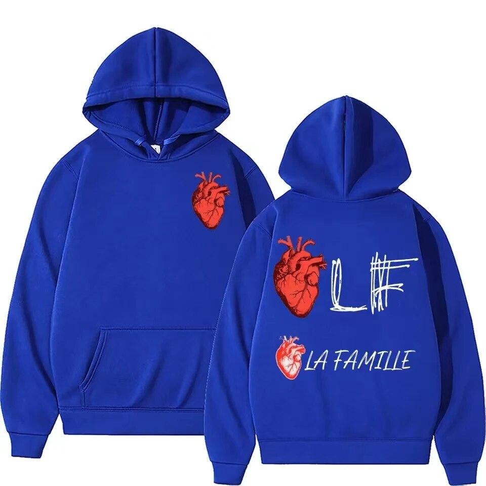 High Desigh Lf La Tamille Hoodie Album PNL The Family Rap Hooded Sweatshirt Hip-Hop Unisex Women Cotton Hoodie Oversized Streetwear Unisex