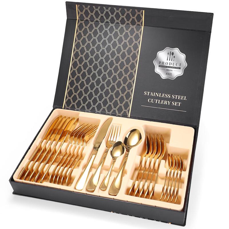 Lin Pan 24-Piece Cutlery Set
