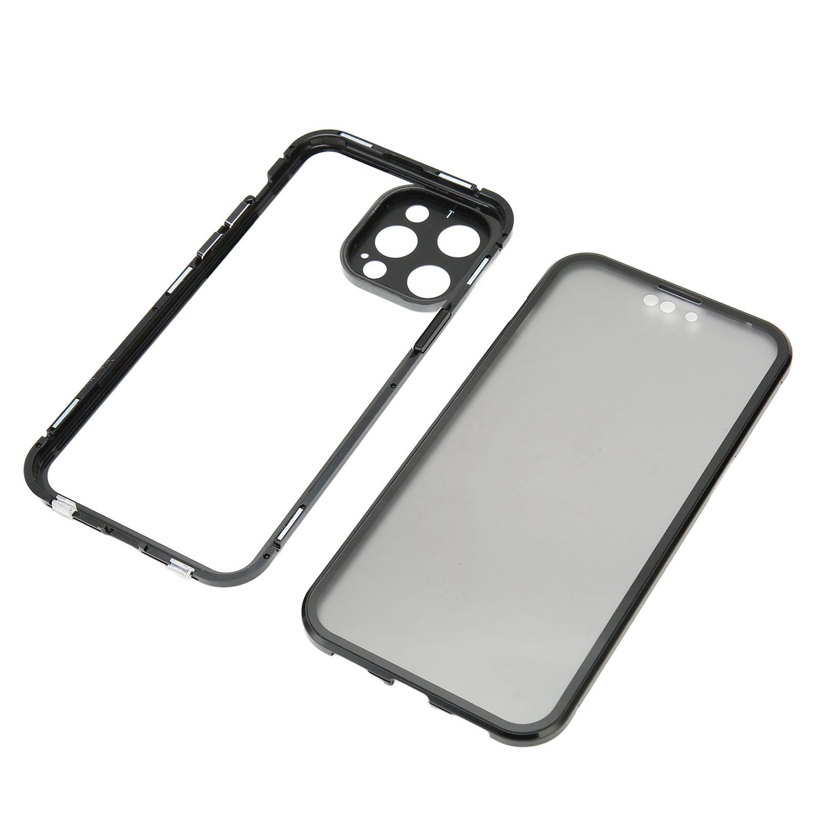 

Магнитный чехол для iPhone 14 Pro Max, совместимый с Magsafe Super Slim Phone Case, двухстороннее стекло