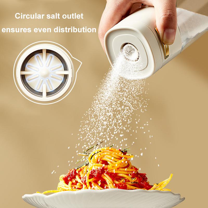 180ml Láhev na kontrolu soli Čirá Kvantitativní kořenka 0,5g Sypátko na sůl Lisovací typ Skleněná solnička Nádoba na koření