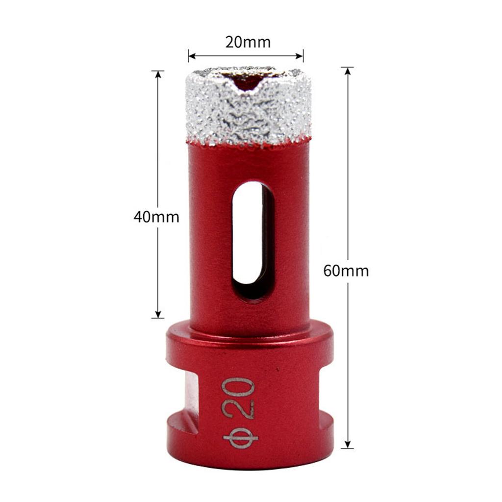 M14 6-28mm Otwarty granitowy lutowany otwór marmurowy Wiertło diamentowe próżniowe