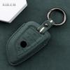 Genuine Leather Auto Smart Key Fob Cover Case Housing Fit For Bmw X1 X3 X5 X6 X7 1 3 5 6 7 Series G20 G30 G11 F15 F16 G01 G02 F48 G05 G06 G07 Remote