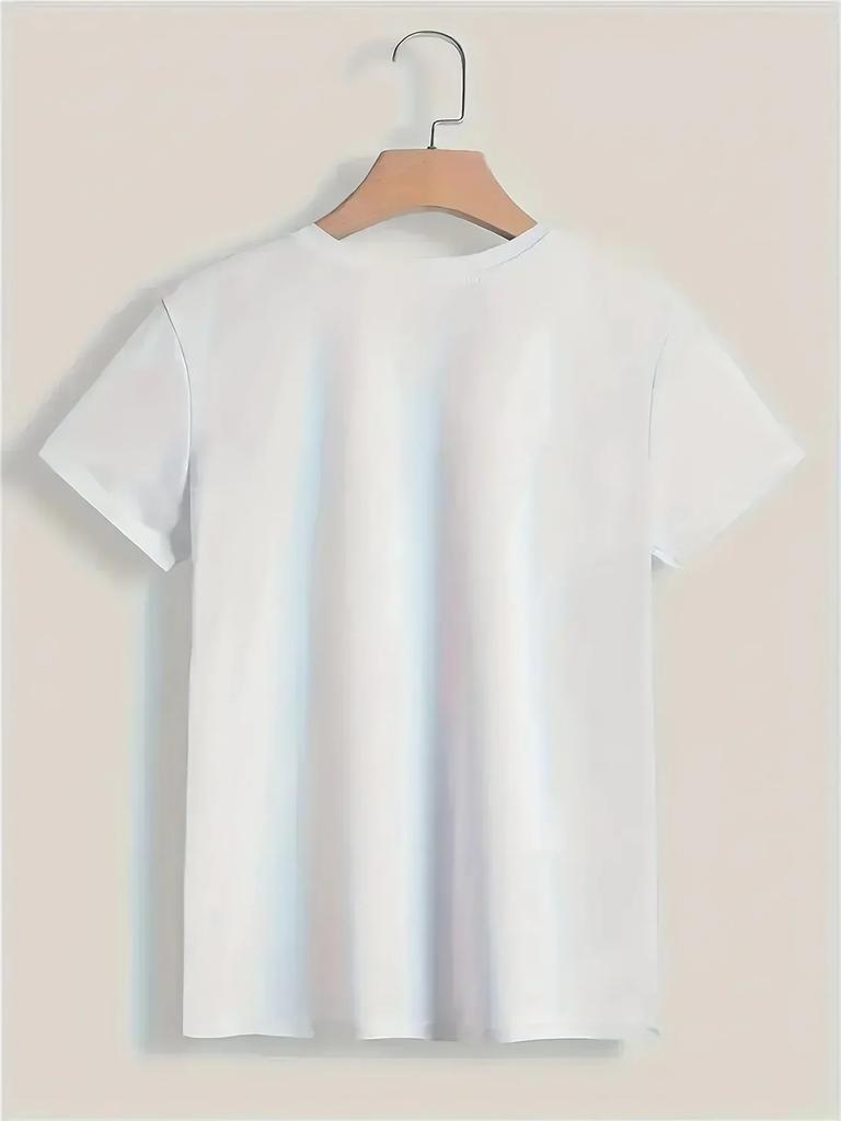 Men's Imagine Dragons World Tour Pattern T-Shirt Cotton Crew Neck Short Sleeve Summer New Couple Top