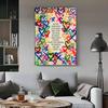 1pc Modern Be Kind and Love Always   Poster Paper Print Home Bedroom Entrance Bar Cafe Art Painting Decoration