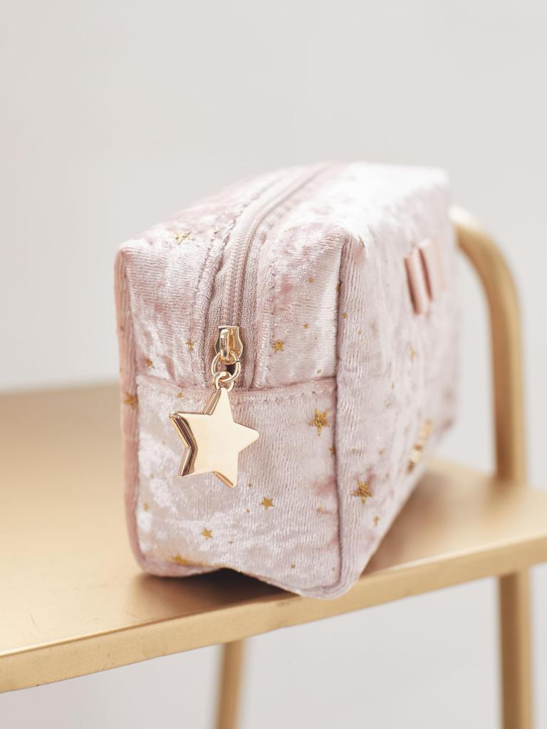 de Star Print Square Pouch for Women 8A42FJJ2100 Gold [Maison Fleur]