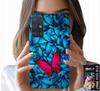 Etui Do Samsung Galaxy A51 - Niebieskie Motylki, Motyl, Kobiece Wzory