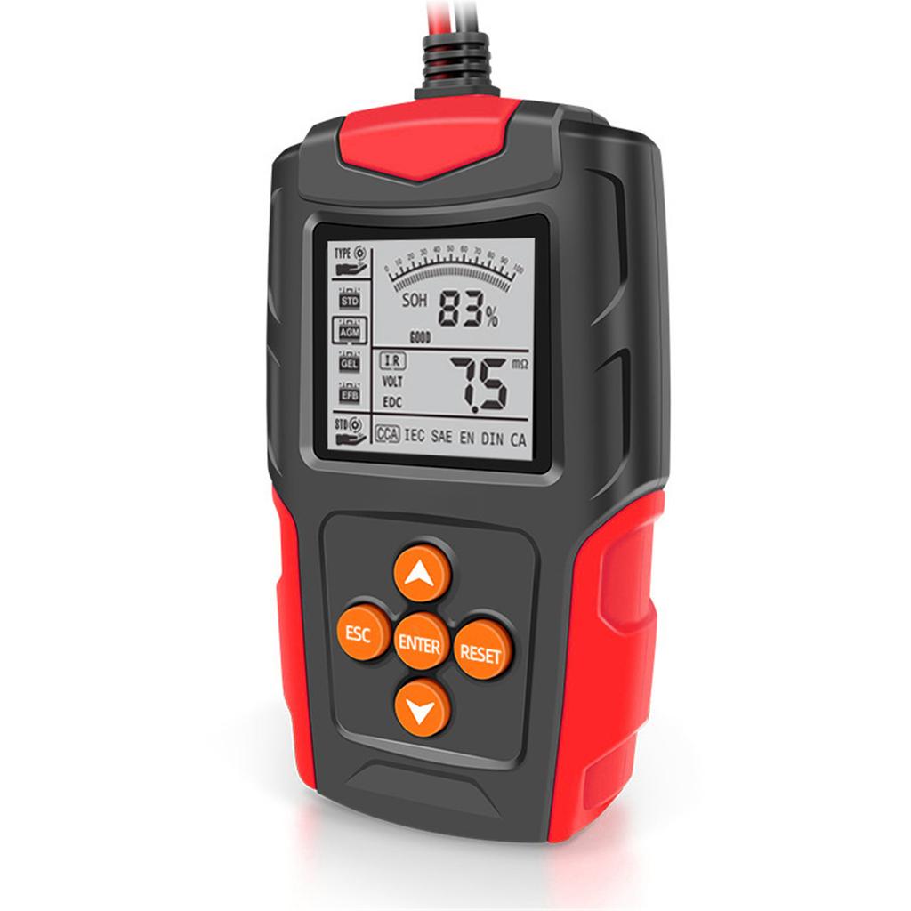 Automotive Battery Tester Lead  Acid Battery Tester Automotive Internal Resistance Tester  Red
