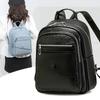Stilvoller gesteppter Rucksack für Damen, Modischer PU-Rucksack mit mehreren Taschen und verstellbaren Trägern