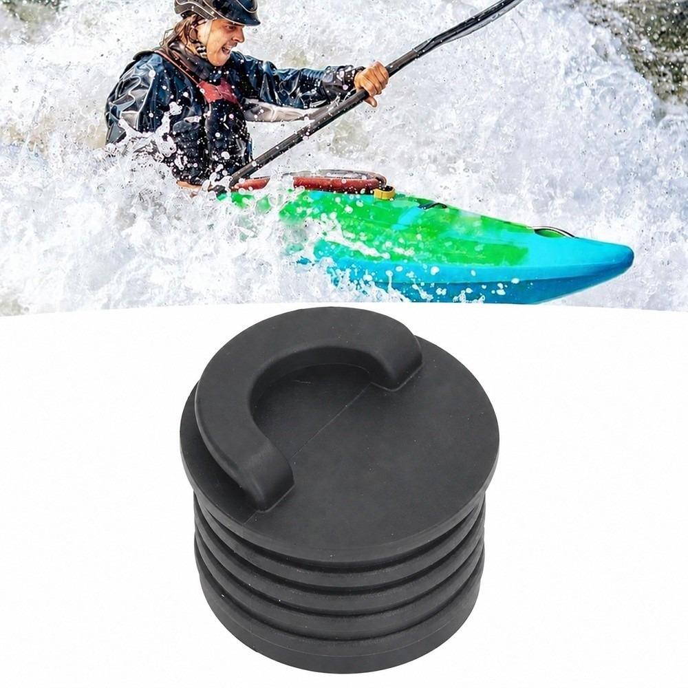 4PCS Water Blocking Scupper Plug Kit Rubber Drain Hole Plug Practical Kayak Drain Plug  Marine Use