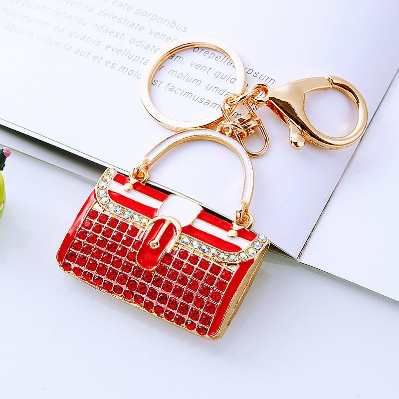 Fashion Cute Crystal Women Rhinestone Bag Lady Wedding Jewelry Trinket Car Girl Gift Bag Charm