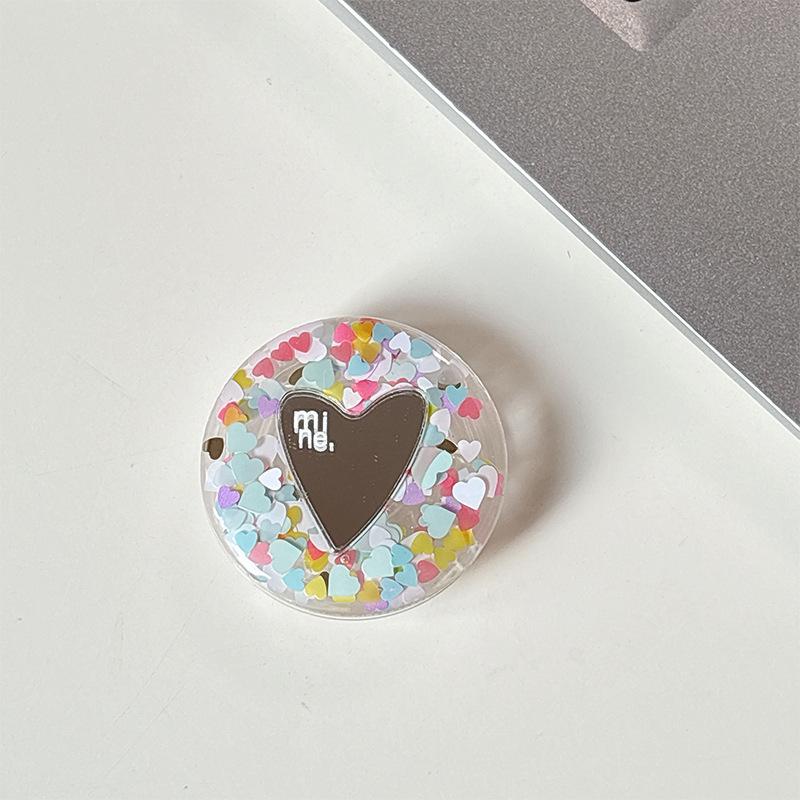 

Small Fresh Style Creative Desktop Paste Watch Drama Chasing Mobile Phone Airbag Holder Style Women S Internet Celebrity Gifts