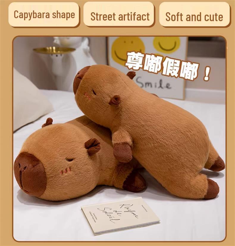 Capybara Cappy Hug Plush Pillow for Girls and Boys