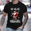 Christmas Men T-shirt 3D Print Beer Santa Claus Pattern Printing T Shirt for Man Hip-hop T-shirt New Year Gift Graphic T Shirt