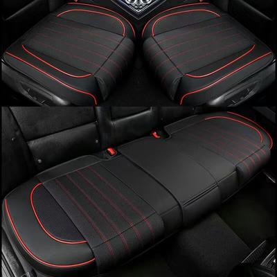 Car Seat Cover Universal Car Seat Cushion Four Seasons Leather No Backrest for Toyota Corolla E170 E180
