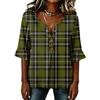Plaid Button Down Long Sleeve Shirts for Women Casual Womens Long Sleeve Tops Loose Fit Long Sleeve T Shirt Women