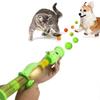 Interactive Cat Toy Ball Pea Aerodynamic Shooter Cats Game Dogs Soft Bomb Launcher Kitten Toys Launch Training Children Pet Gift  Dog Supplies