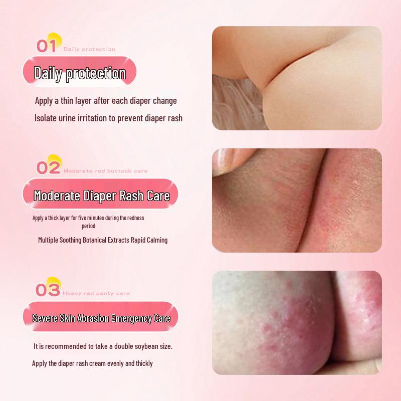 Crema para la Dermatitis del Pañal Bisu Tang para Niños - Refrescante, No Grasa, Fórmula a Base de Plantas para Calmar el Enrojecimiento y la Picazón, Reparando la Barrera Cutánea.