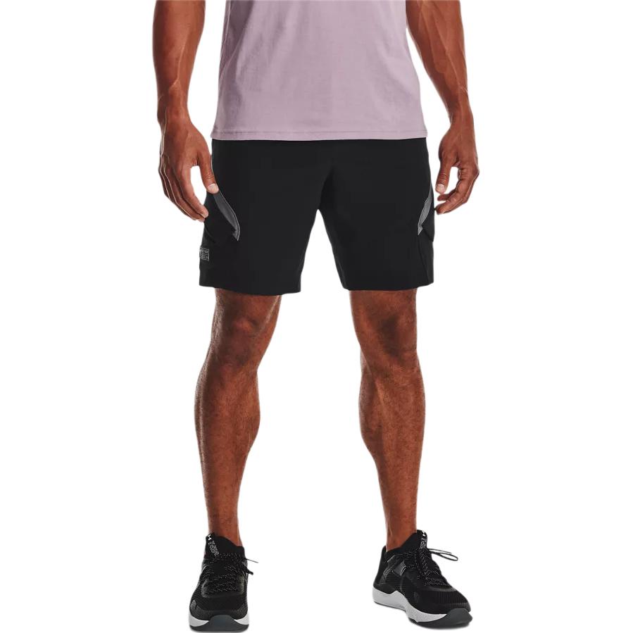 Under Armour Project Rock Pantalones Cortos Casuales Imparables para Hombre Negro 1373573-001
