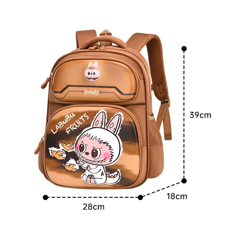 Labubu Children's Backpack New Girl Primary School Student Cartoon Anime Weight Loss Spine Protection Backpack