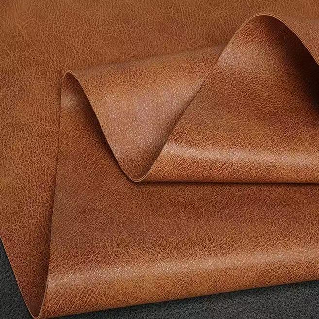 Double-Sided 1.8mm Crazy Horse Pattern Semi-PU Leather for Shoes, Furniture, Bags, Gift Boxes, Placemats, and Sports Equipment.