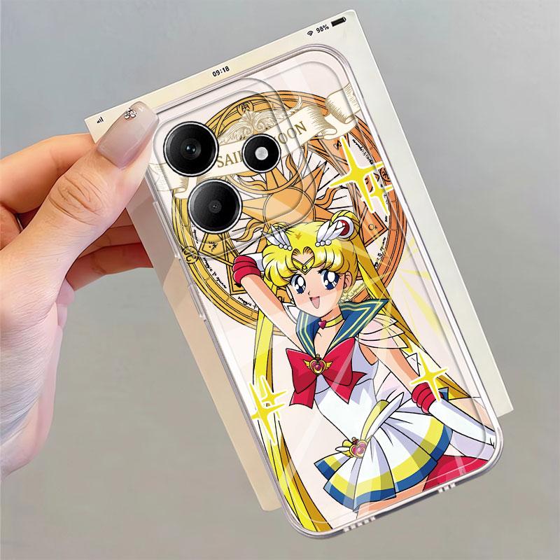 Sailor Chibi Moon Soft Phone Cover Case for Xiaomi Redmi Note 14 Pro Plus 11 11S 14C 9 10 A4 10S 13C 12S 12 Note 13