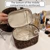 Neue Kosmetiktasche mit großem Fassungsvermögen, Leopardenmuster, mehrere Fächer, Make-up-Tasche, Kunstwildleder, Kulturtasche, Reise