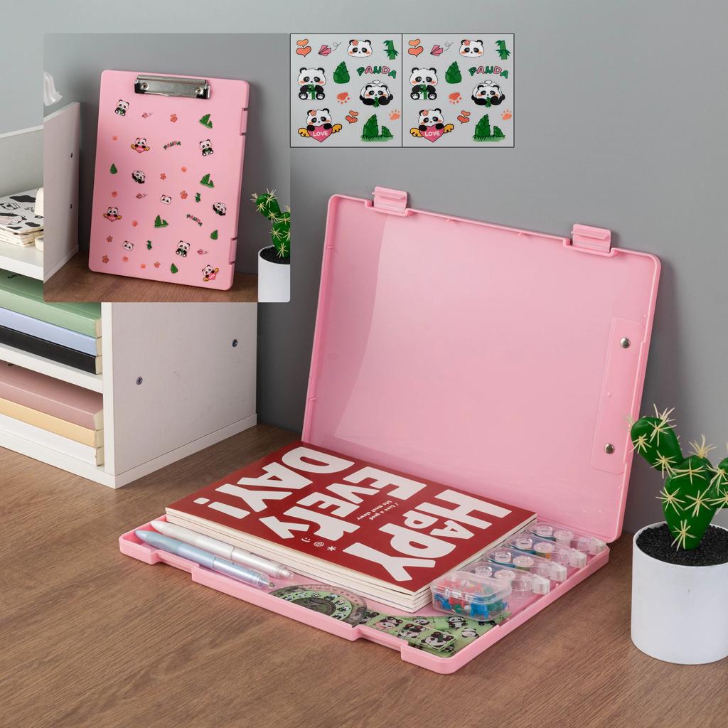 Cartella portadocumenti A4 Blocco appunti Blocco appunti Memo Scheda di prova Scatola portaoggetti Organizzatore Materiale scolastico stazionario