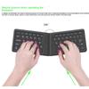 Mini Bluetooth-campati Folding Keyboard for ipad Phone Laptop Rechargeable Wireless Keyboard Ergonomic Foldable Keyboard