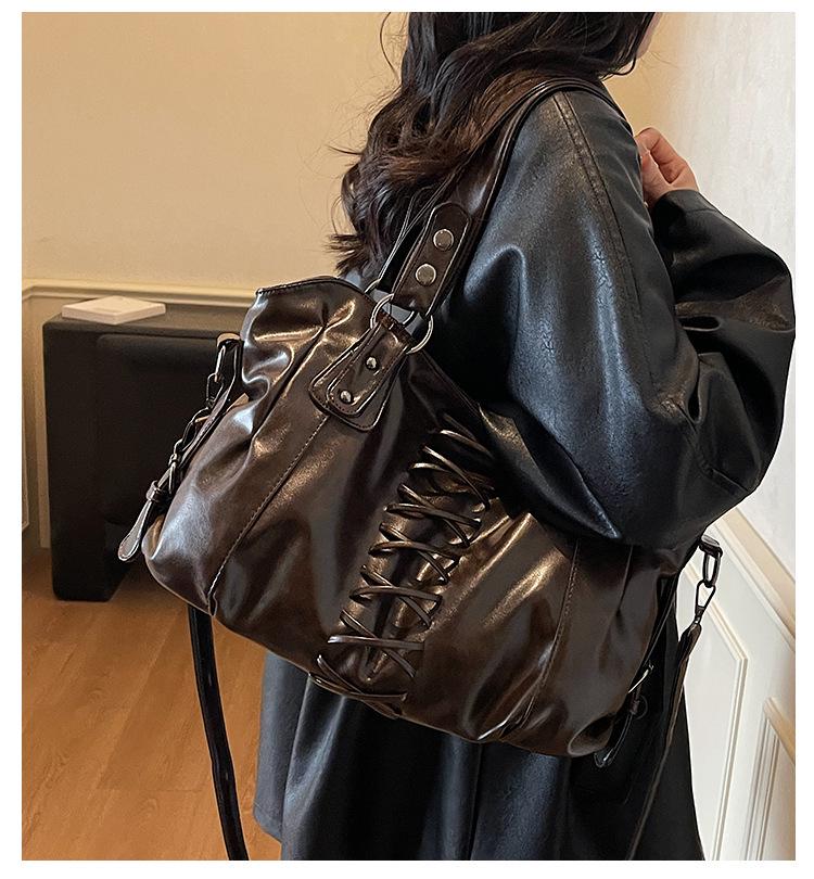 Women's High-End Large Capacity Versatile Tote and Crossbody Bag