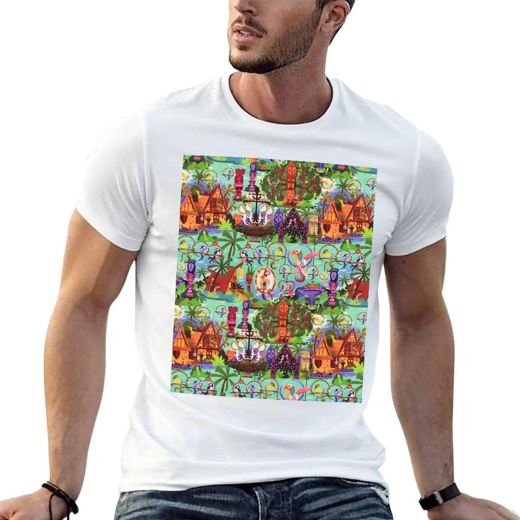 The Original Enchanted Tiki Room Collage Tshirt Personalized Tshirt Blacks Shirts Graphic Tee Unisex