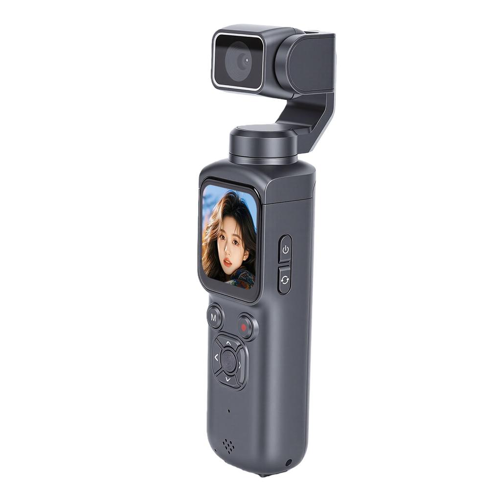 Tragbare Videokamera 4K 64MP WiFi Handheld Vlogging-Kamera Anti-Wackel-Digitaler Videorekorder für Outdoor-Reisen