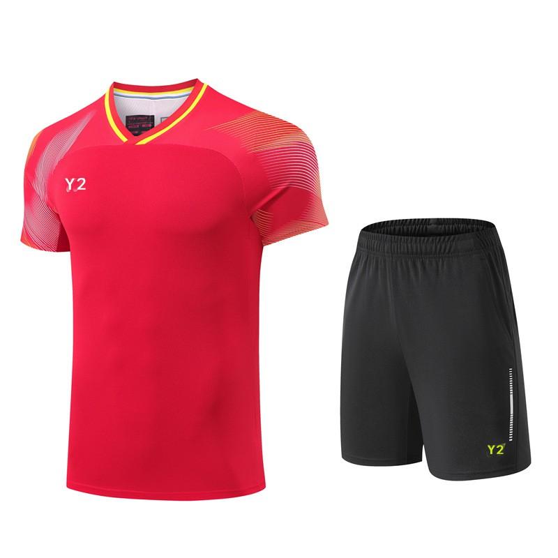 Kids Adults Quick Dry Sports Shirts Badminton Tennis Training Team