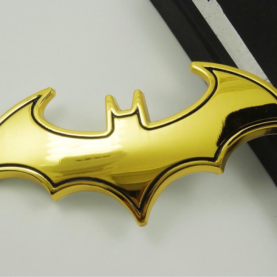 Decorative Car Bat Pattern Metal Scratch Cover Sticker