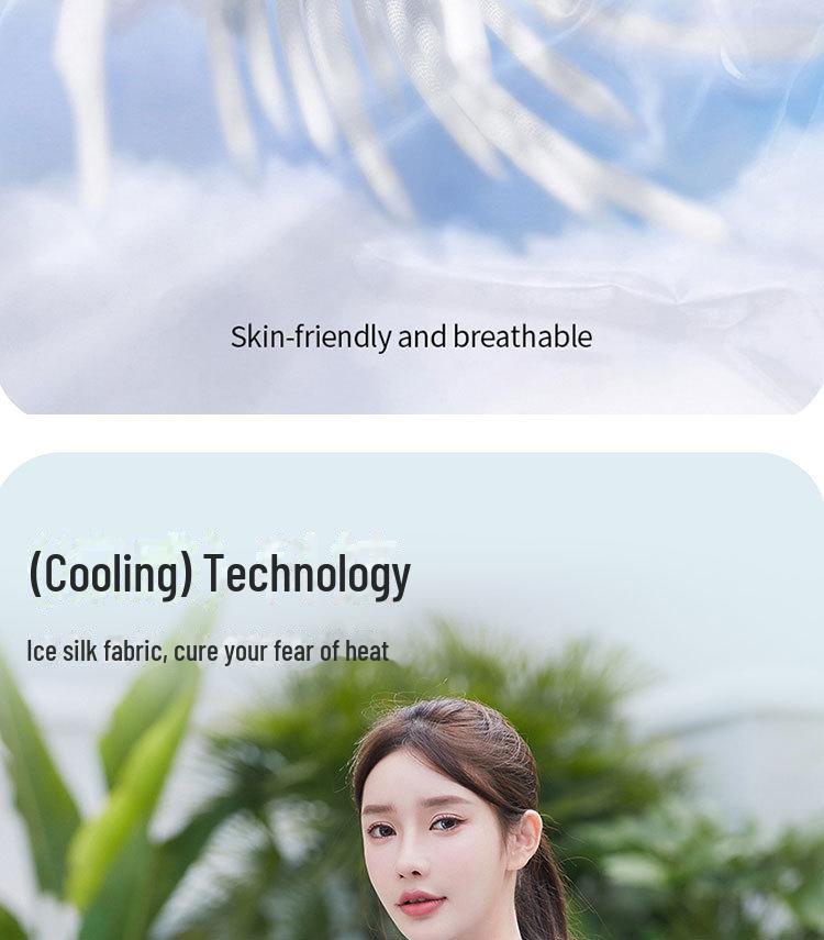 Women's Ice Silk Hooded Sun Protection Shawl - Black, Large Brim, Cool, Thin Vinyl Cape for Summer