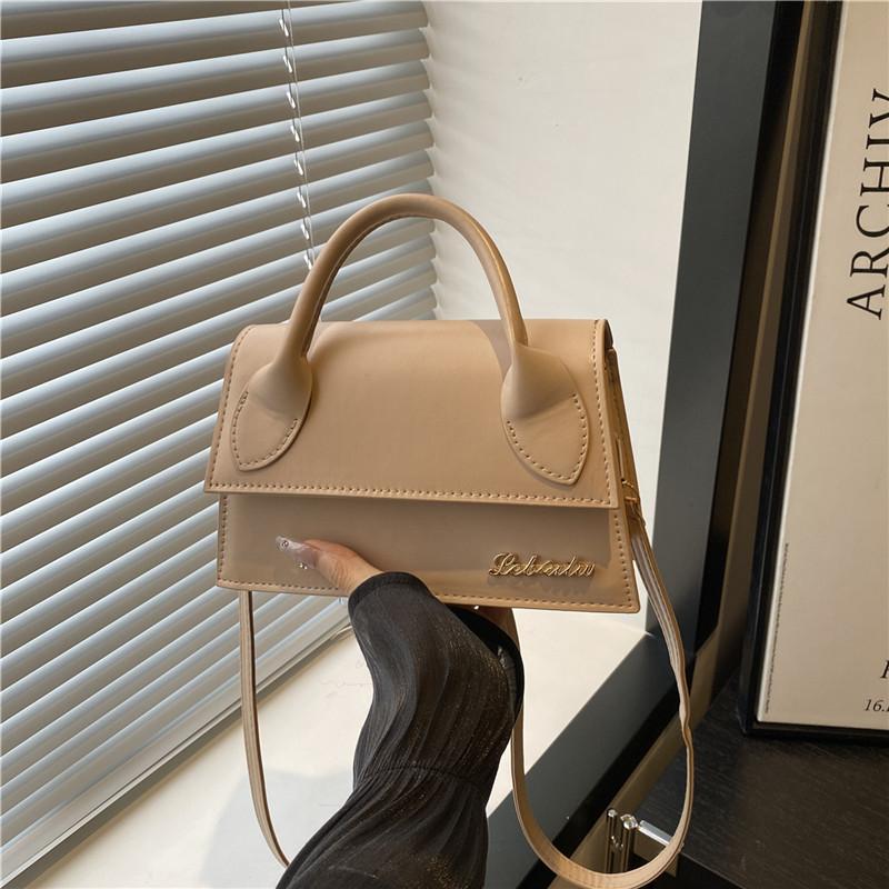 Street Style Pu Small Shoulder Bag With Car Stitching For Daily Use
