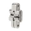 2pcs Easy-Install Concealed Hinge Compact Cross Hinge Durable Hidden Hinge  Secret Bathroom Doors