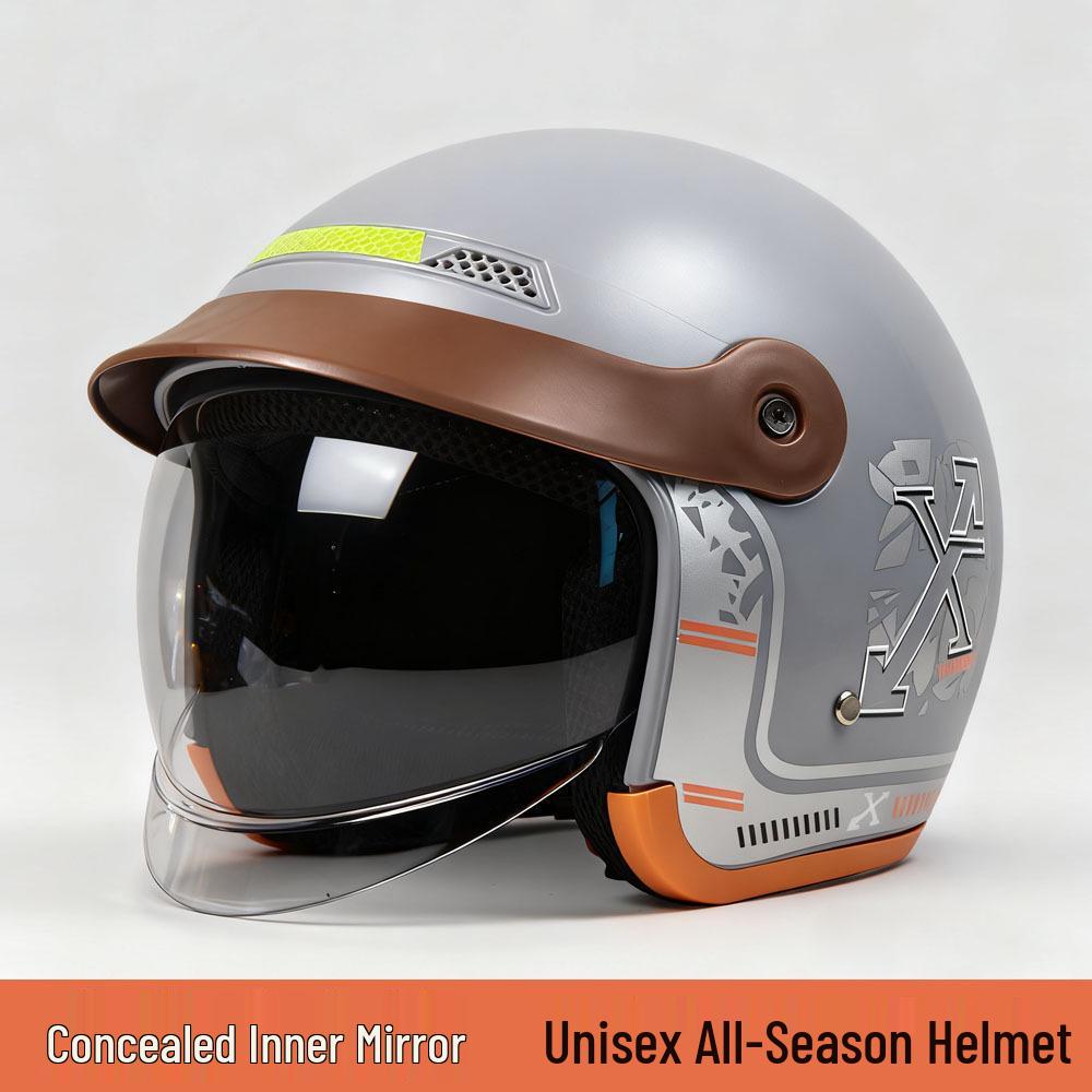 All-Season Unisex 3C Certified Electric Vehicle Safety Half Helmet