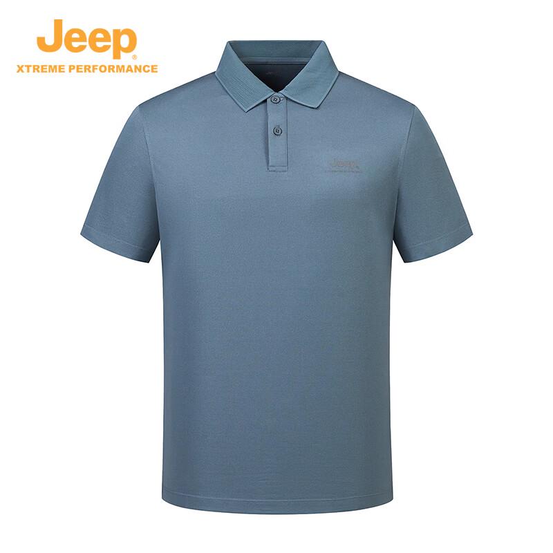 

Jeep Unisex Short Sleeve Casual Polo Shirt 2XL