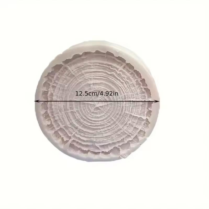 3D Tree Stump Fondant Mold Wood Bark Texture Impression Lace Mat Cake Border Decorating Tools Sugarcraft Supplies Cupcake Topper