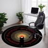 1pc The Lord of the Rings Office Round Area Rug, Indoor Mat Suitable For Office, Under Office Chairs Bedroom Living Room Home Decor, Room Deco