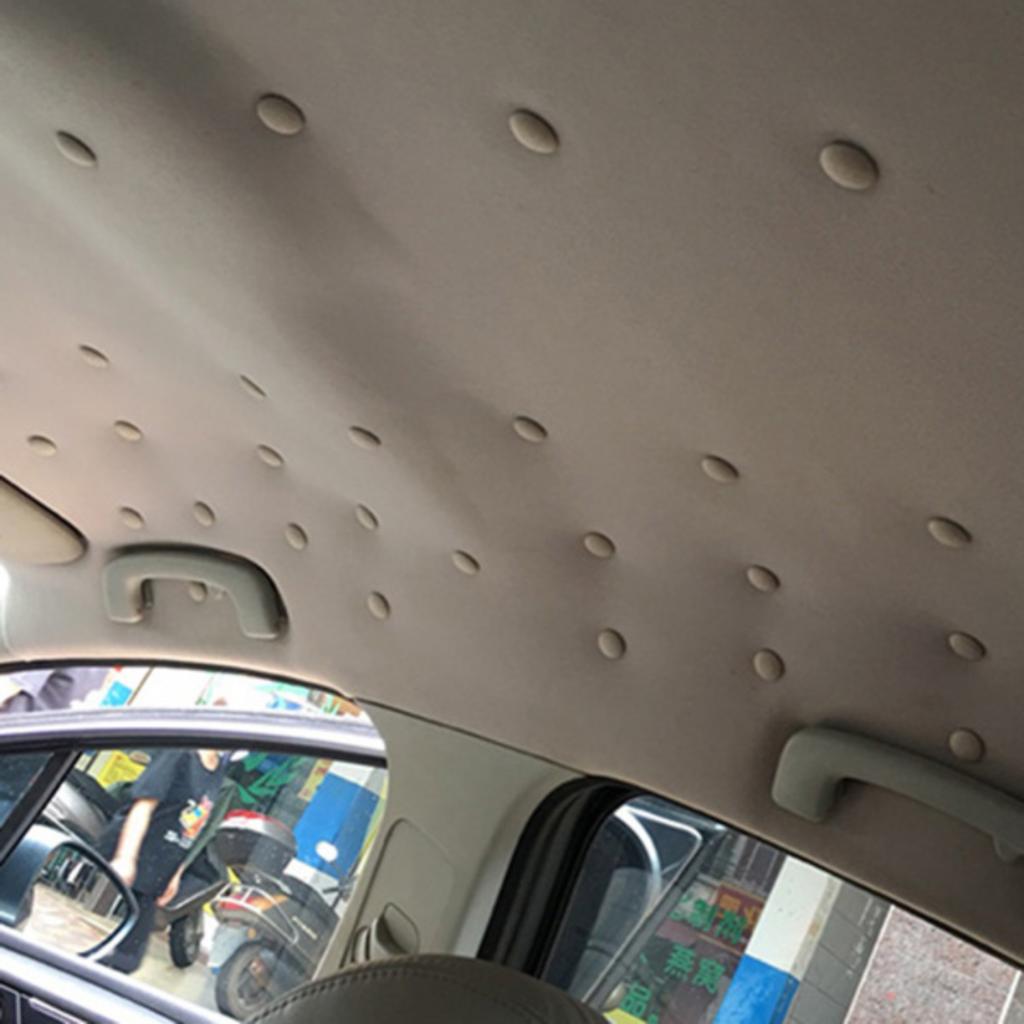 Gray car headliner repair kit, regeneration, rivets, screwdriver