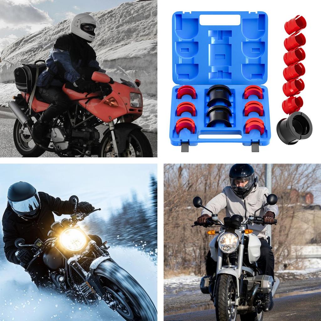 Fork Seal Driver Kit Motorbike Shock Driver Set Precise Shock Absorber Oil Seal Installation Equipment For Motorcycle Motorbike