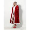 high qualityChristmas Cape with Santa Hat Design, Adult Long Sleeveless Hooded Cloak, Durable Fabric Vintage Style Medieval Clothing, for Holiday