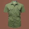 Men's Plus Size Casual Long-Sleeve Cotton Shirt - Spring/Autumn 2026 Collection