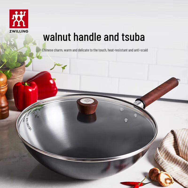 ZWILLING Dragon Series Non-Coated Iron Wok