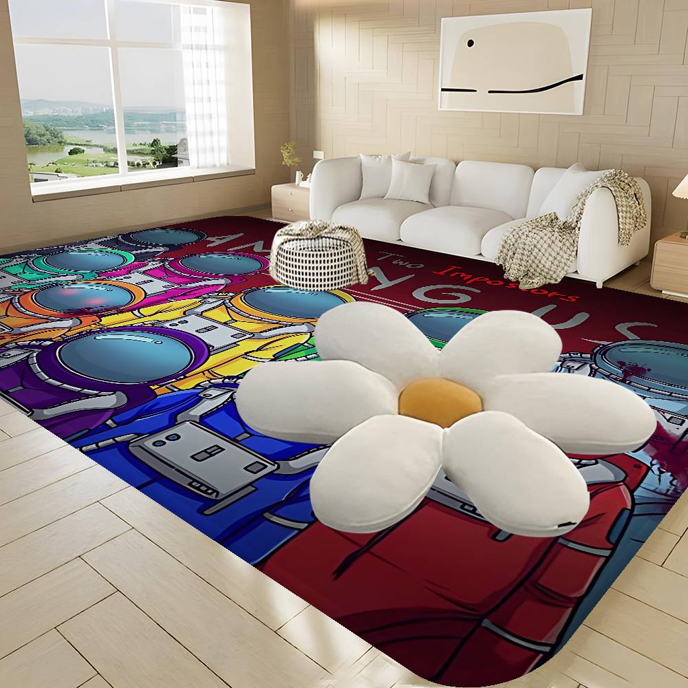 A-Among Us Bathroom Mat Kids Room Bedroom Decoration Balcony Anti-Slip Doormat Living Room Welcome Rug